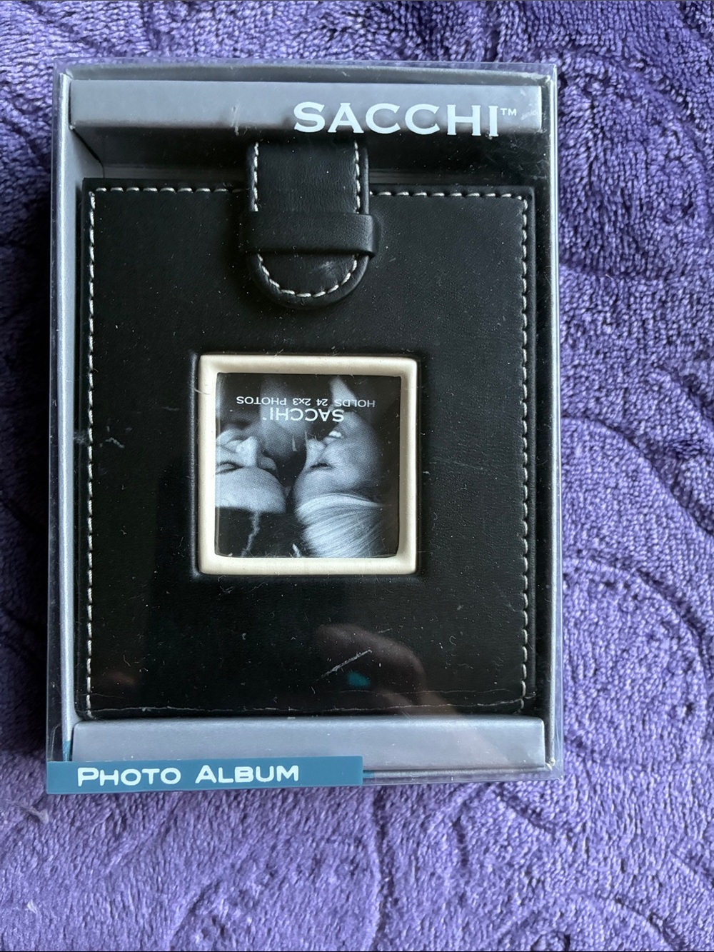 SACHI Black Photo Album Picture Frame